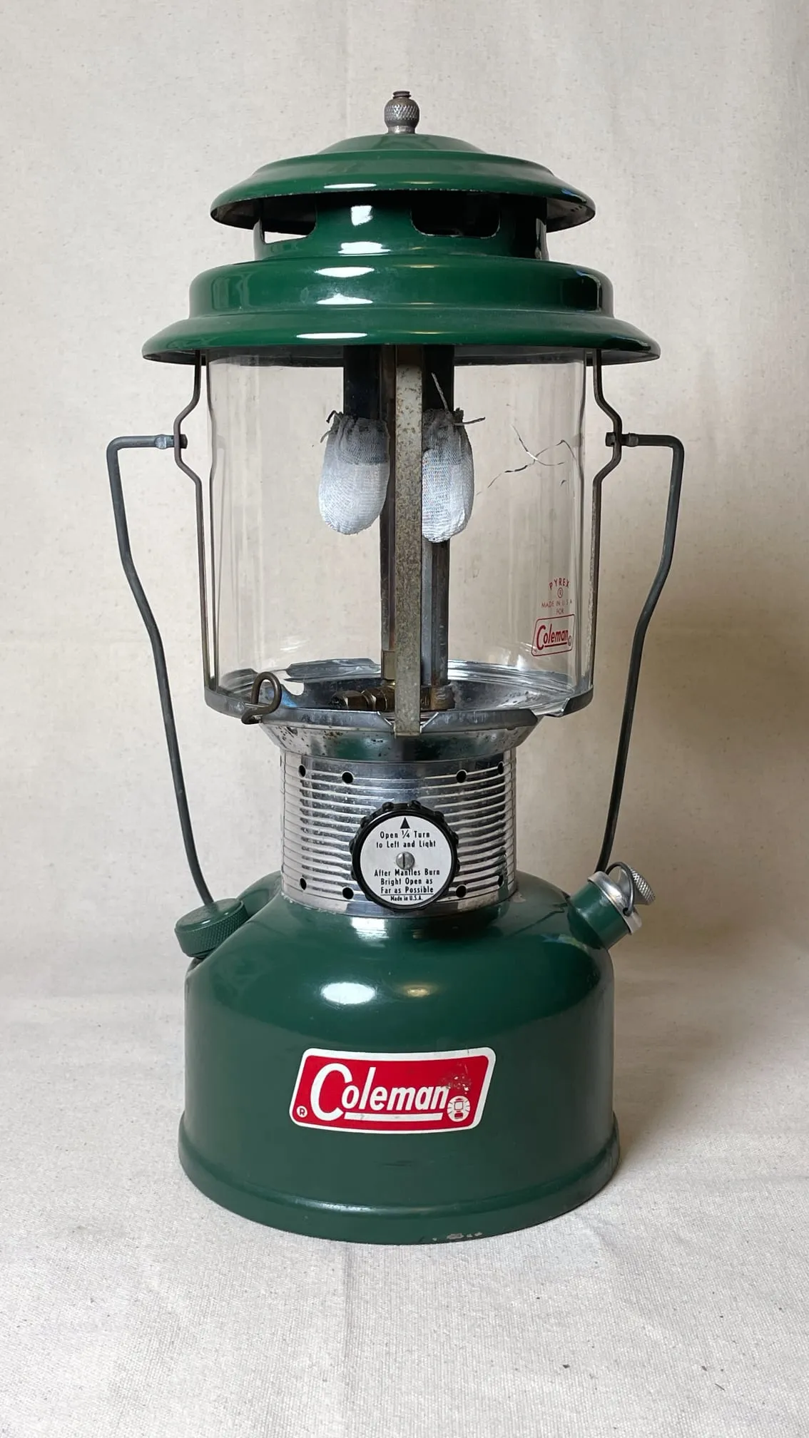 Coleman Double Mantle Gas Lantern, Model 220F — image 1
