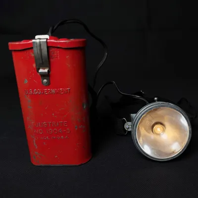 Justrite U.S. Government Headlamp and Battery Pack — image 1