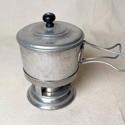 Wear-Ever Camp Cup and Alcohol Burner — image 1
