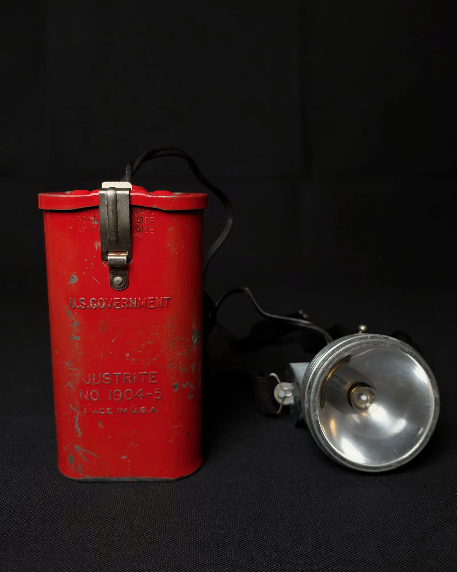 Justrite U.S. Government Headlamp and Battery Pack — image 2