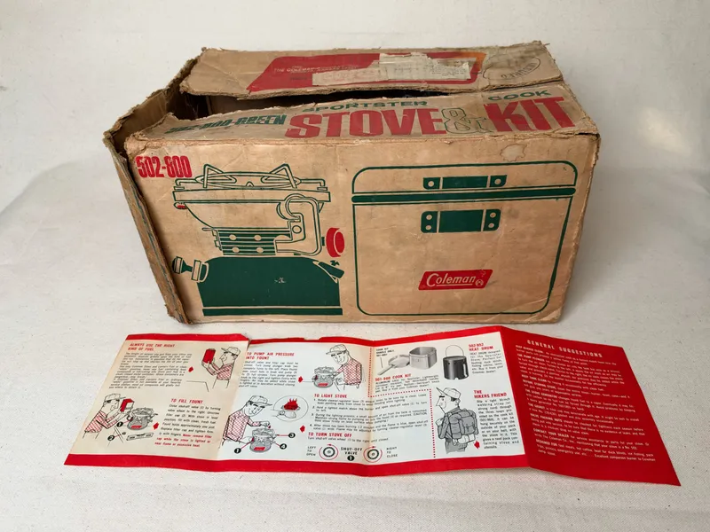 Coleman Single-Burner Camp Stove, Model 502 Sportster — image 5