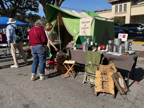 Museum of Camping at the San Carlos Art & Wine Faire in October 2026
