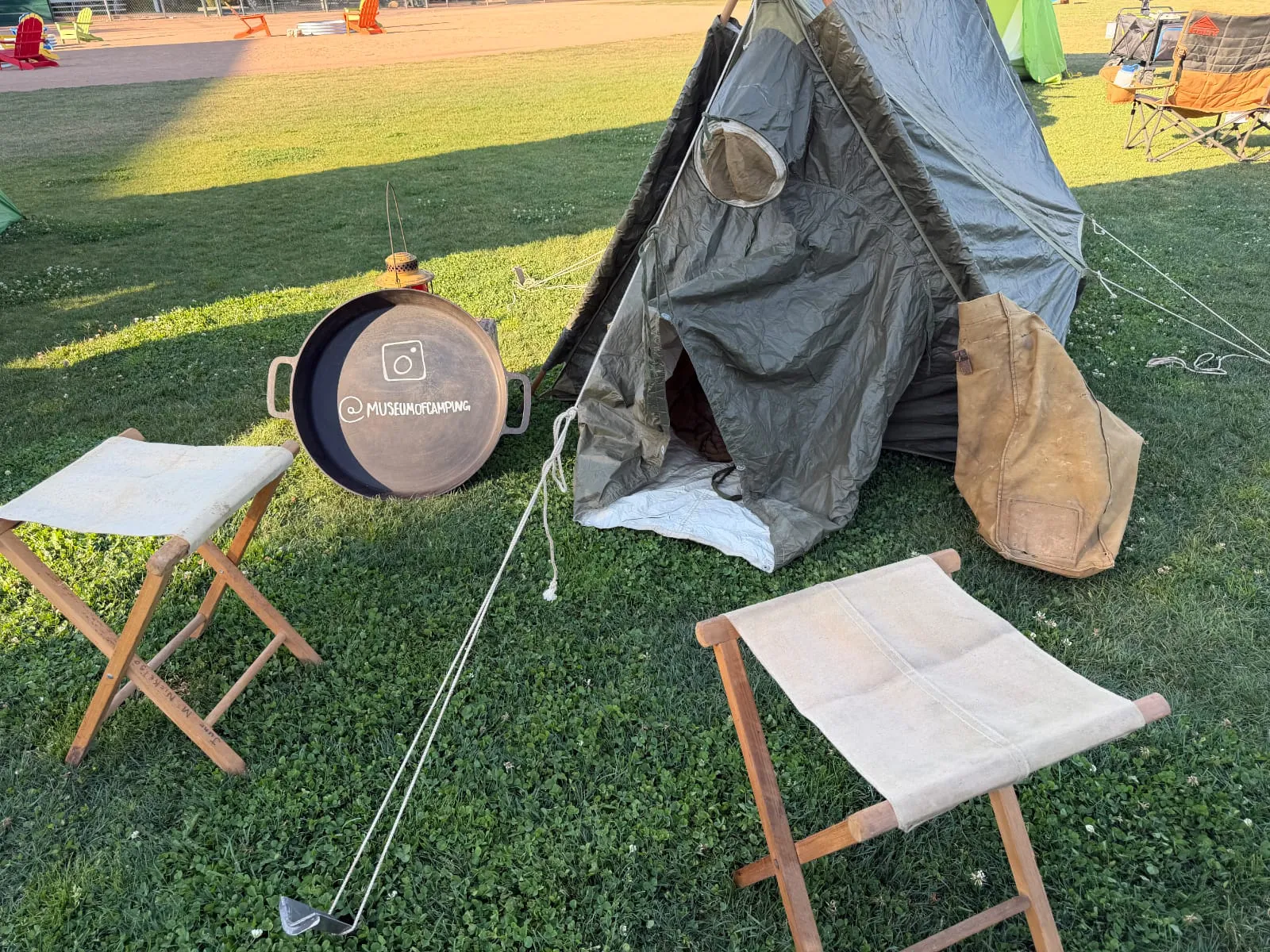 This 1943 mountain tent was engineered for the 10th Mountain Division during World War II